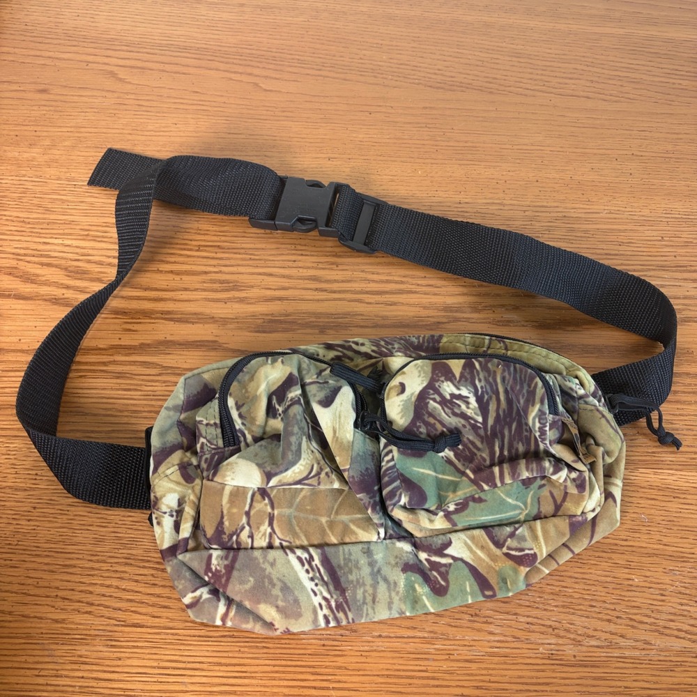 Fieldline Camo Fanny Pack Waist Bag Advantage Timber Made in USA Tactical